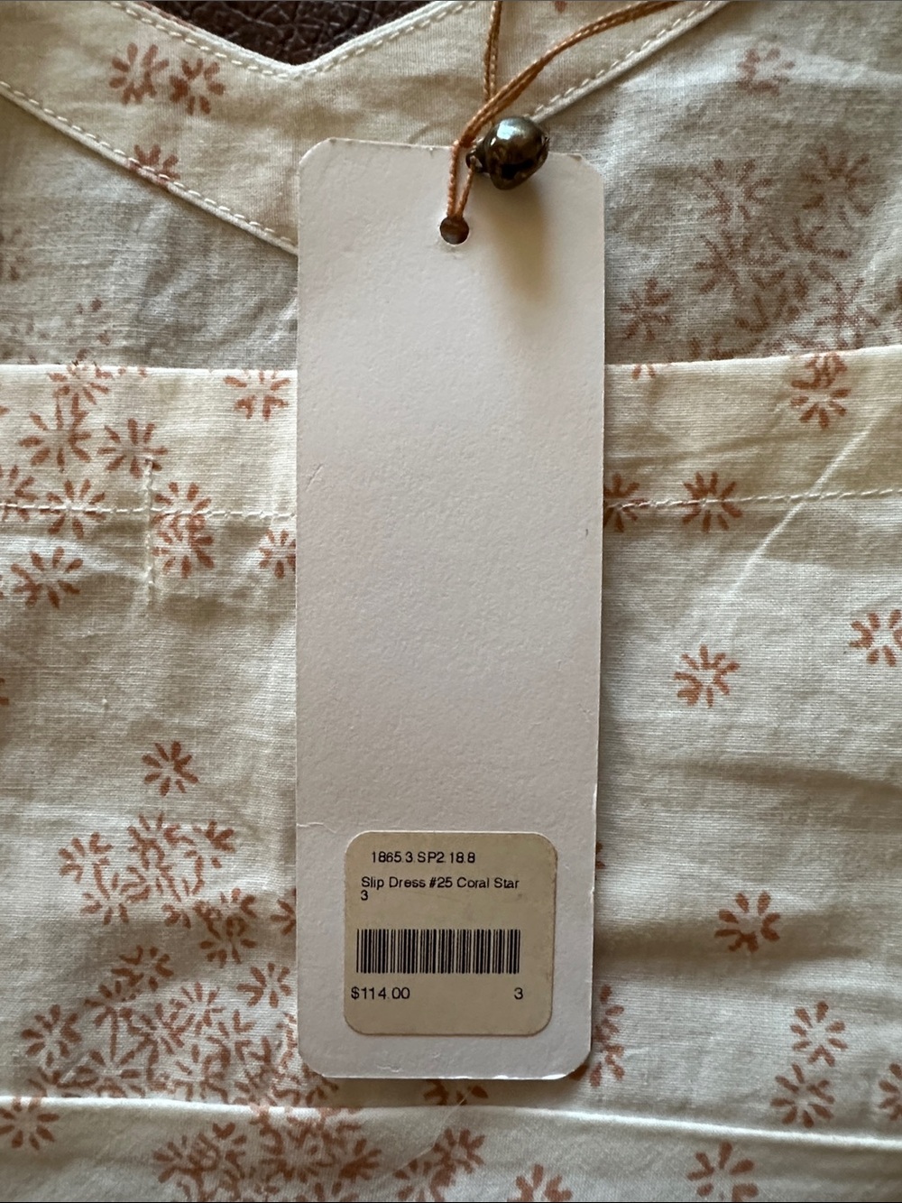 Kerry Cassill Slip Dress Coral Star - Picture 12 of 14
